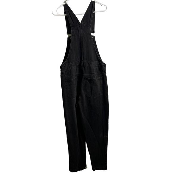 Madewell Straight-Leg Overalls in Lunar Wash - Picture 4 of 8